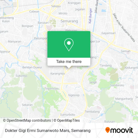 Dokter Gigi Ermi Sumarwoto Mars map