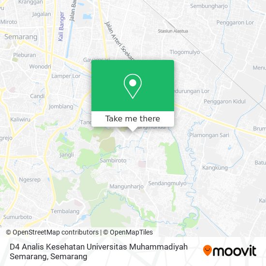 D4 Analis Kesehatan Universitas Muhammadiyah Semarang map