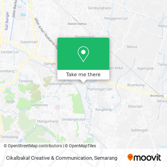 Cikalbakal Creative & Communication map