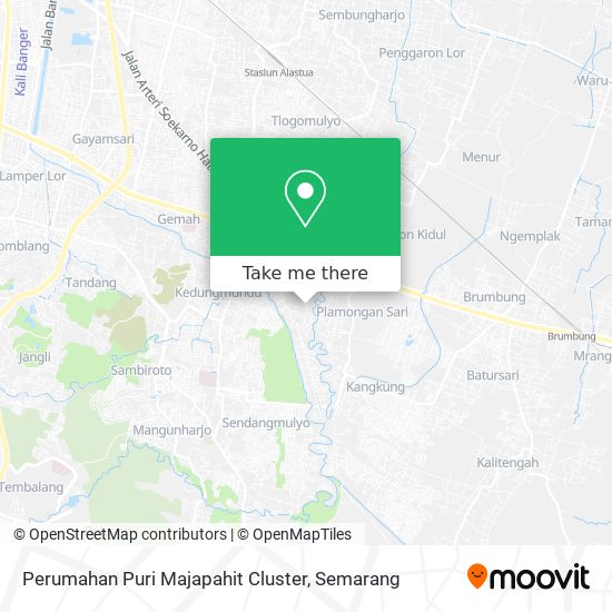 Perumahan Puri Majapahit Cluster map