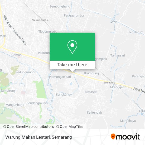 Warung Makan Lestari map