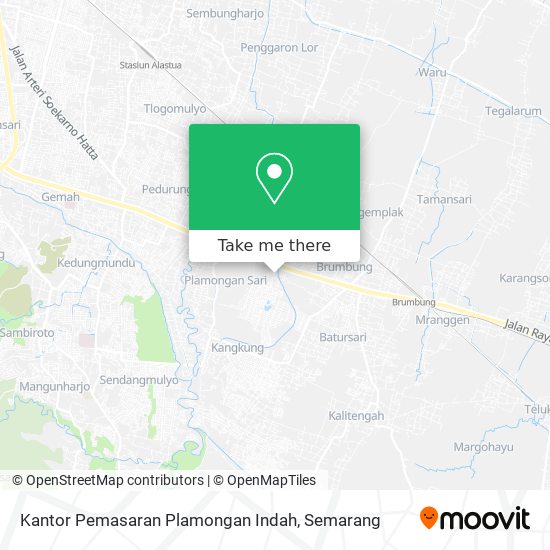 Kantor Pemasaran Plamongan Indah map