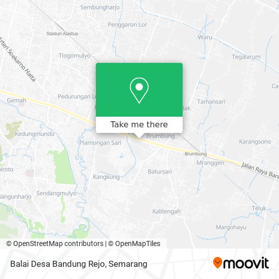 Balai Desa Bandung Rejo map