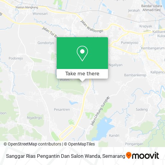 Sanggar Rias Pengantin Dan Salon Wanda map
