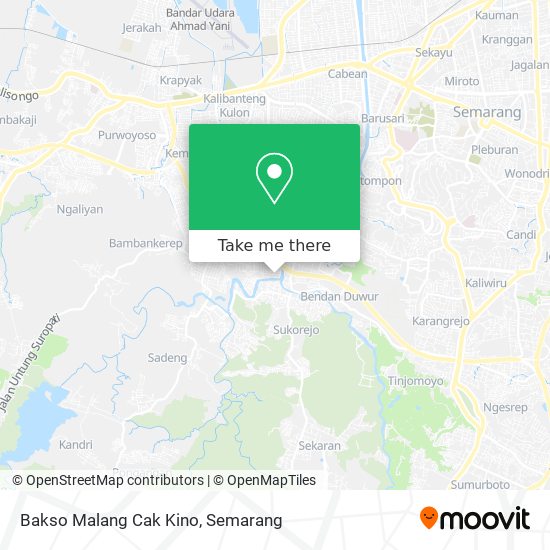 Bakso Malang Cak Kino map