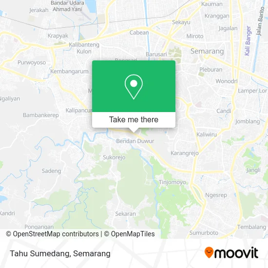 Tahu Sumedang map