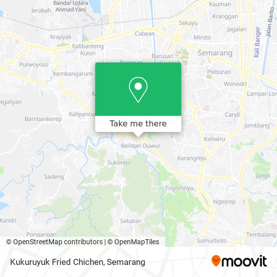 Kukuruyuk Fried Chichen map