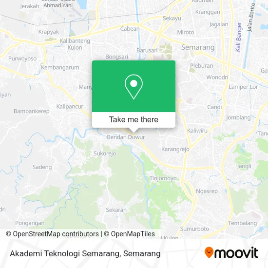 Akademi Teknologi Semarang map