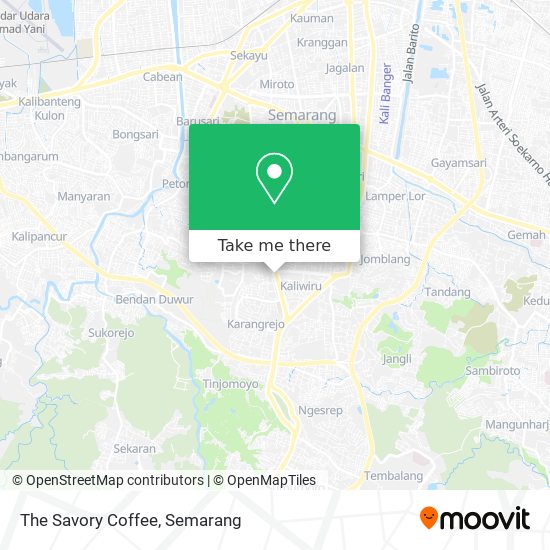 The Savory Coffee map