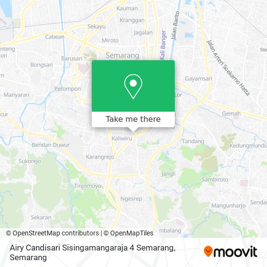 Airy Candisari Sisingamangaraja 4 Semarang map