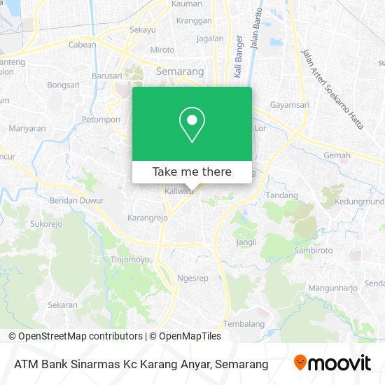 ATM Bank Sinarmas Kc Karang Anyar map