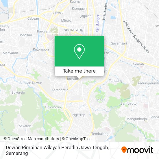 Dewan Pimpinan Wilayah Peradin Jawa Tengah map