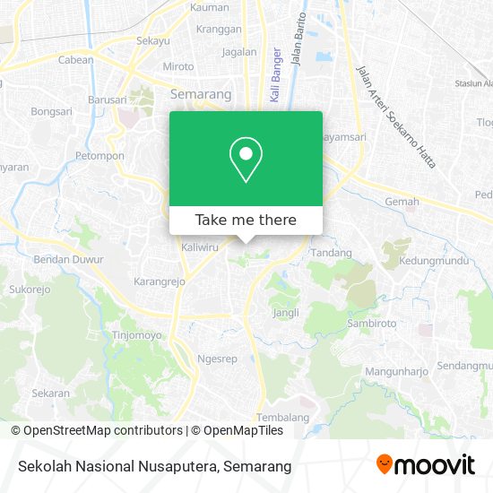 Sekolah Nasional Nusaputera map