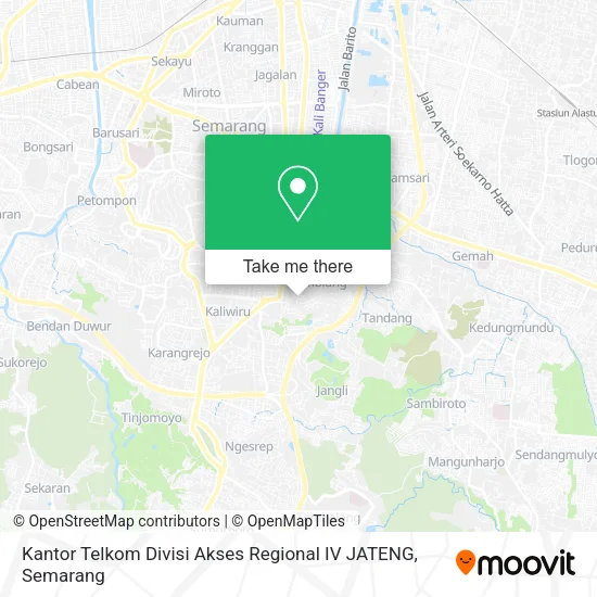 Kantor Telkom Divisi Akses Regional IV JATENG map