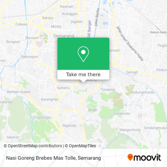 Nasi Goreng Brebes Mas Tolle map