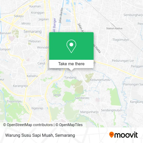 Warung Susu Sapi Muah map