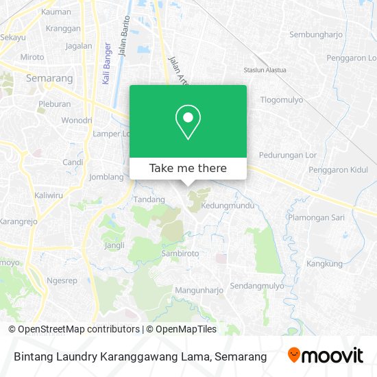 Bintang Laundry Karanggawang Lama map