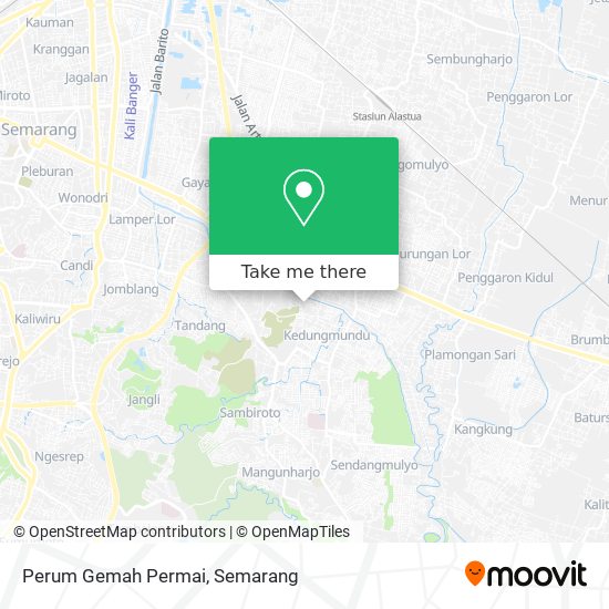 Perum Gemah Permai map