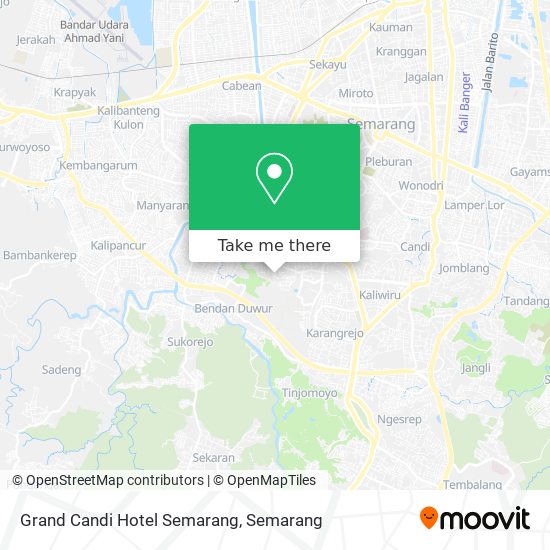 Grand Candi Hotel Semarang map