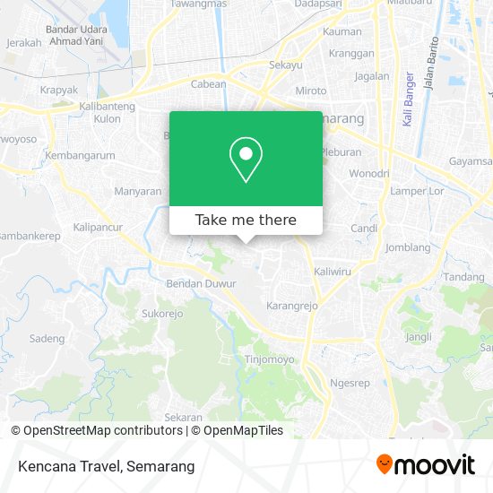 Kencana Travel map