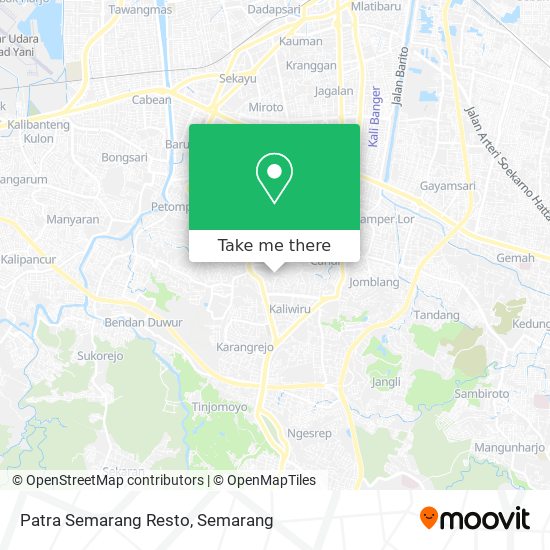 Patra Semarang Resto map