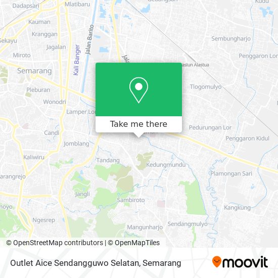 Outlet Aice Sendangguwo Selatan map