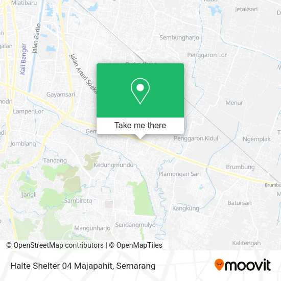 Halte Shelter 04 Majapahit map
