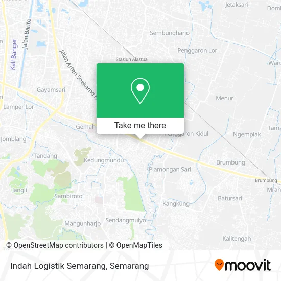 Indah Logistik Semarang map