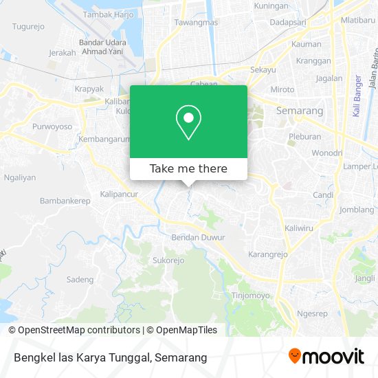 Bengkel las Karya Tunggal map