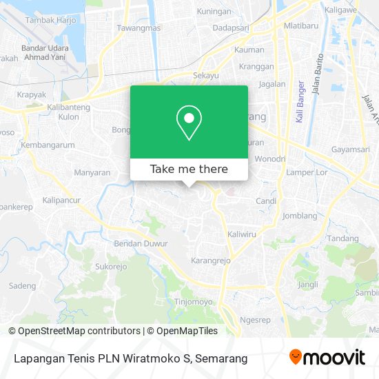 Lapangan Tenis PLN Wiratmoko S map