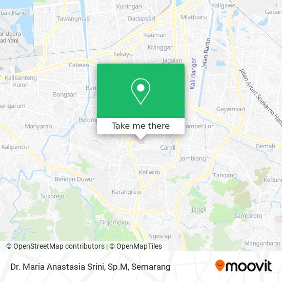 Dr. Maria Anastasia Srini, Sp.M map