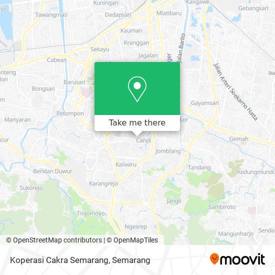 Koperasi Cakra Semarang map