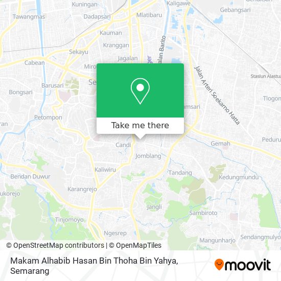 Makam Alhabib Hasan Bin Thoha Bin Yahya map