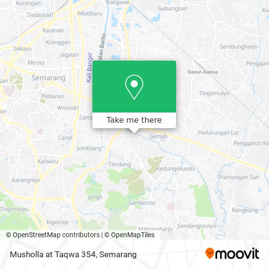 Musholla at Taqwa 354 map