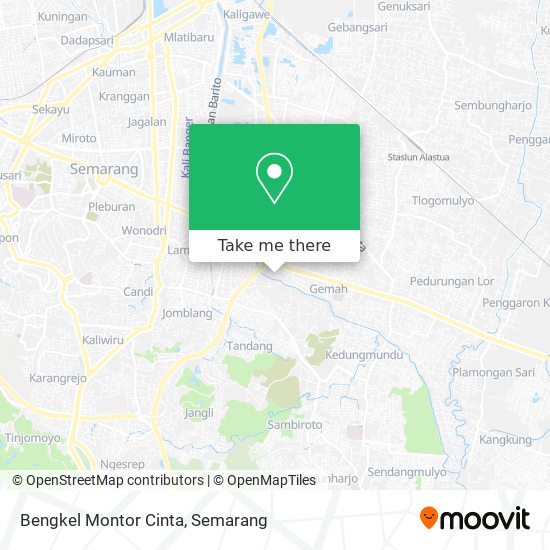 Bengkel Montor Cinta map