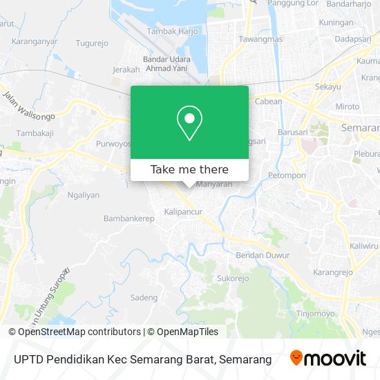 UPTD Pendidikan Kec Semarang Barat map