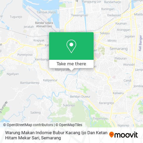 Warung Makan Indomie Bubur Kacang Ijo Dan Ketan Hitam Mekar Sari map