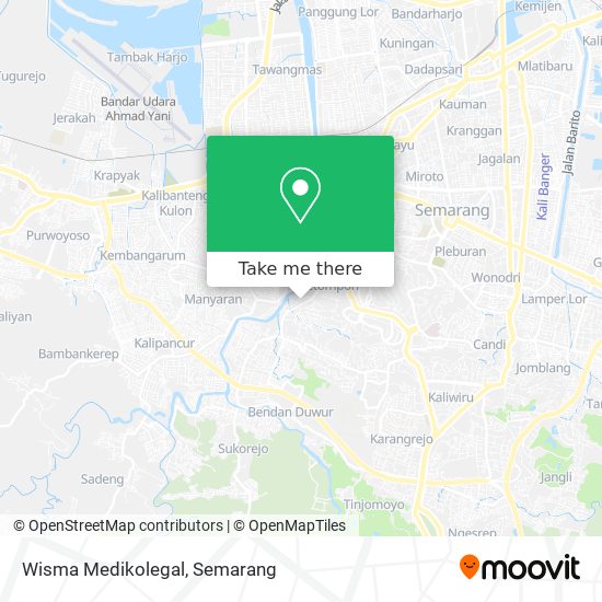 Wisma Medikolegal map