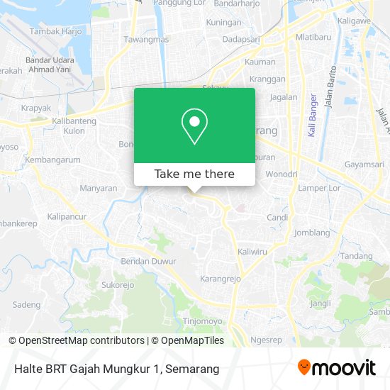 Halte BRT Gajah Mungkur 1 map