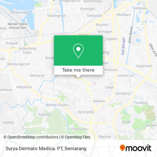 Surya Dermato Medica. PT map