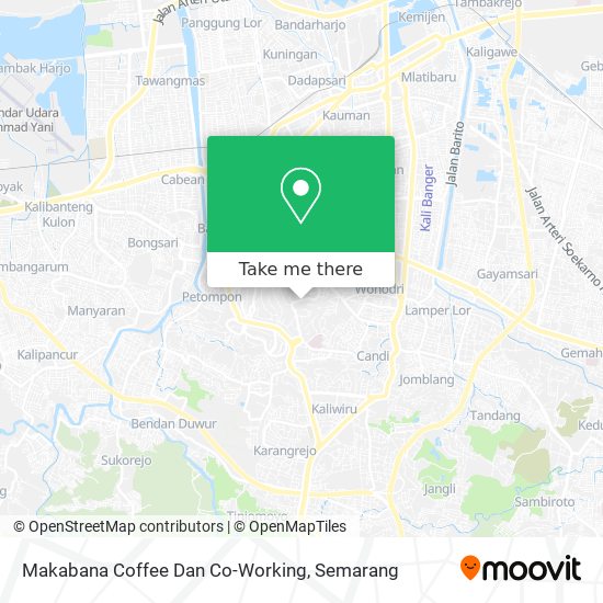 Makabana Coffee Dan Co-Working map