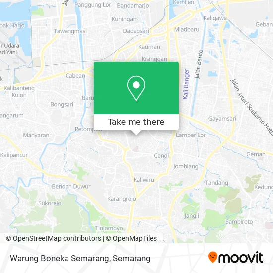 Warung Boneka Semarang map