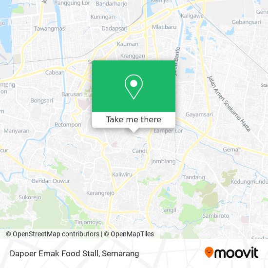Dapoer Emak Food Stall map