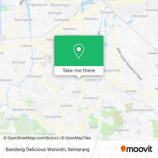 Bandeng Delicious Wonodri map