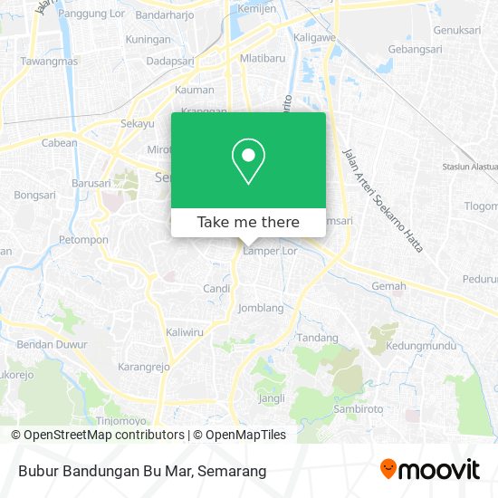 Bubur Bandungan Bu Mar map