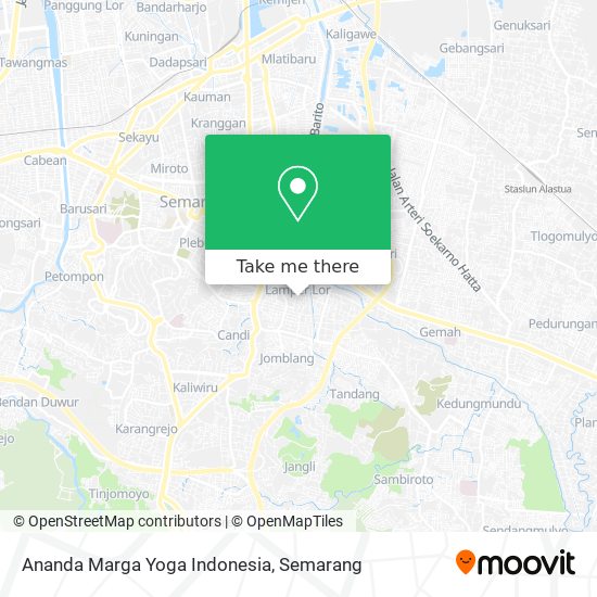 Ananda Marga Yoga Indonesia map