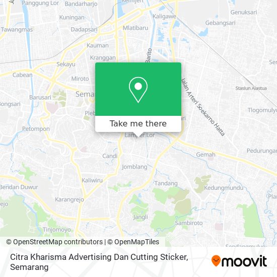 Citra Kharisma Advertising Dan Cutting Sticker map