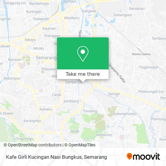 Kafe Girli Kucingan Nasi Bungkus map