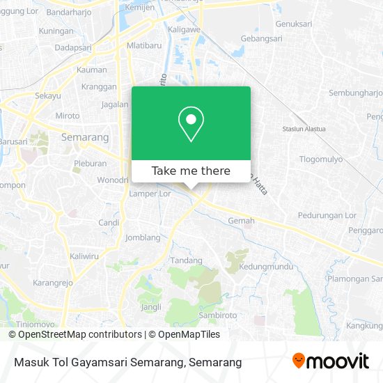 Masuk Tol Gayamsari Semarang map