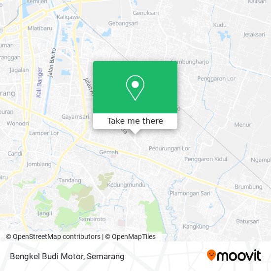 Bengkel Budi Motor map